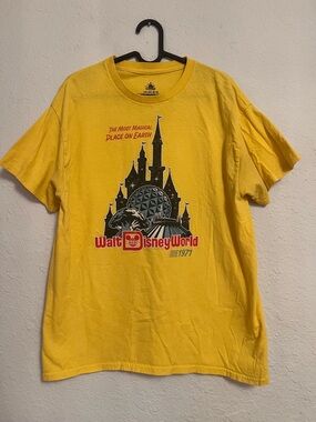 Disney Yellow Walt Disney World Castle Graphic Tee